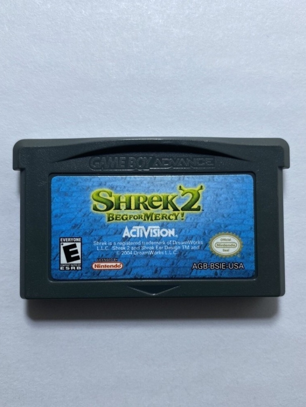 Shrek 2: Beg for Mercy! Game Boy Advance Cartridge - Black/Blue